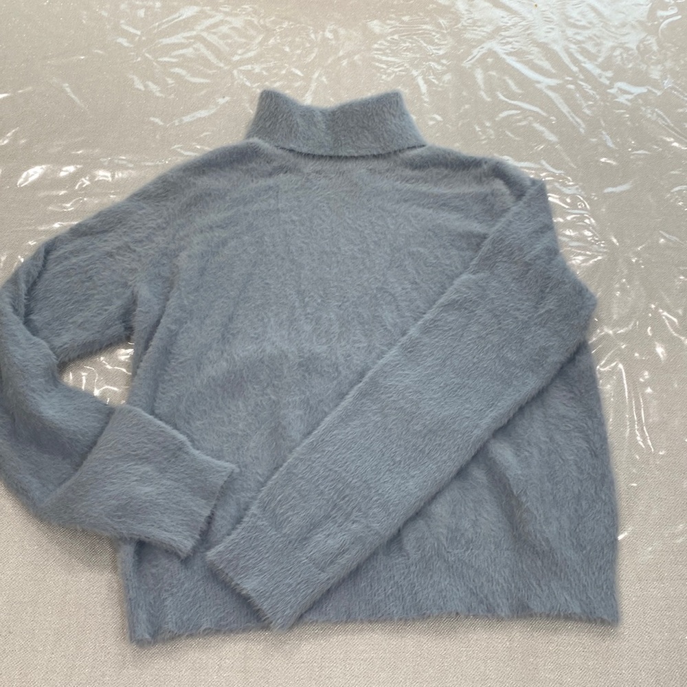 Blue turtleneck sweater Halogen